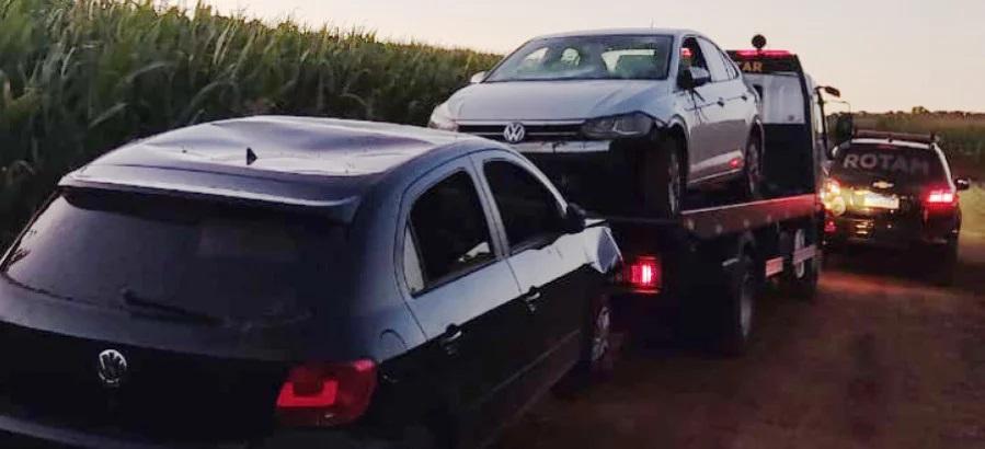 ROTAM RECUPERA VEÍCULO ROUBADO E APREENDE OUTRO EM MEDIANEIRA