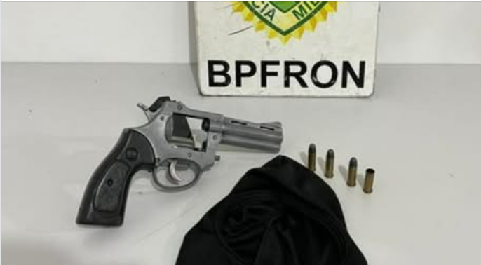 BPFRON DESMASCARA TRIO ARMADO EM ABORDAGEM SURPRESA EM ESTRADA RURAL DE A SANTA TEREZINHA DE ITAIPU
