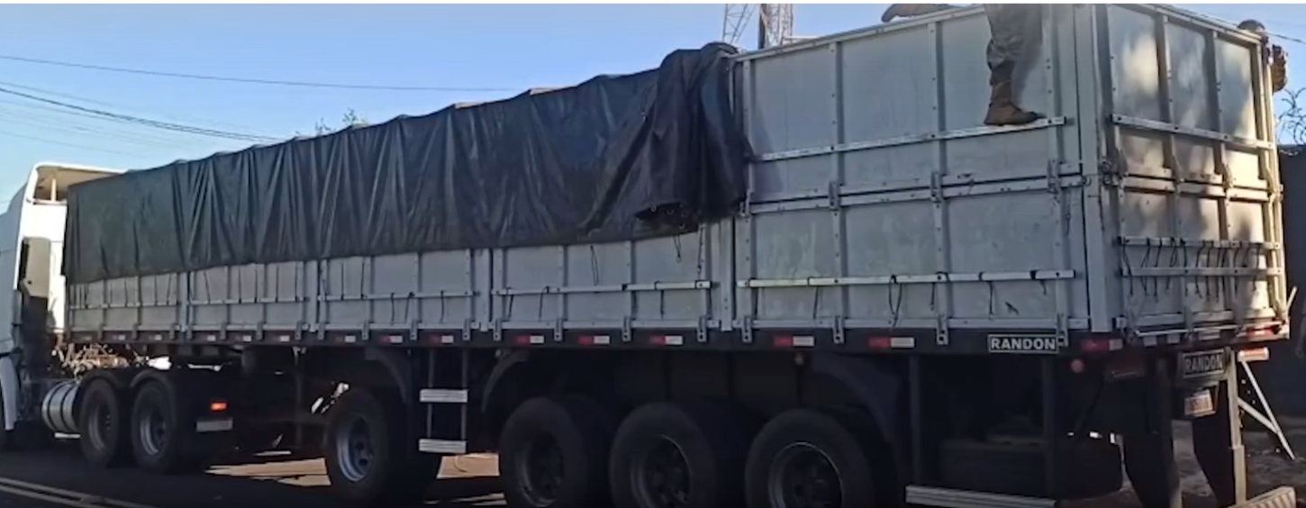 CARRETA COM 1,5 TONELADA DE MACONHA É APREENDIDA EM TOLEDO