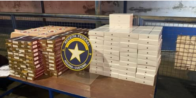 RAPAZ É PRESO COM MAIS DE R$124 MIL EM PRODUTOS CONTRABANDEADOS EM FOZ DO IGUAÇU
