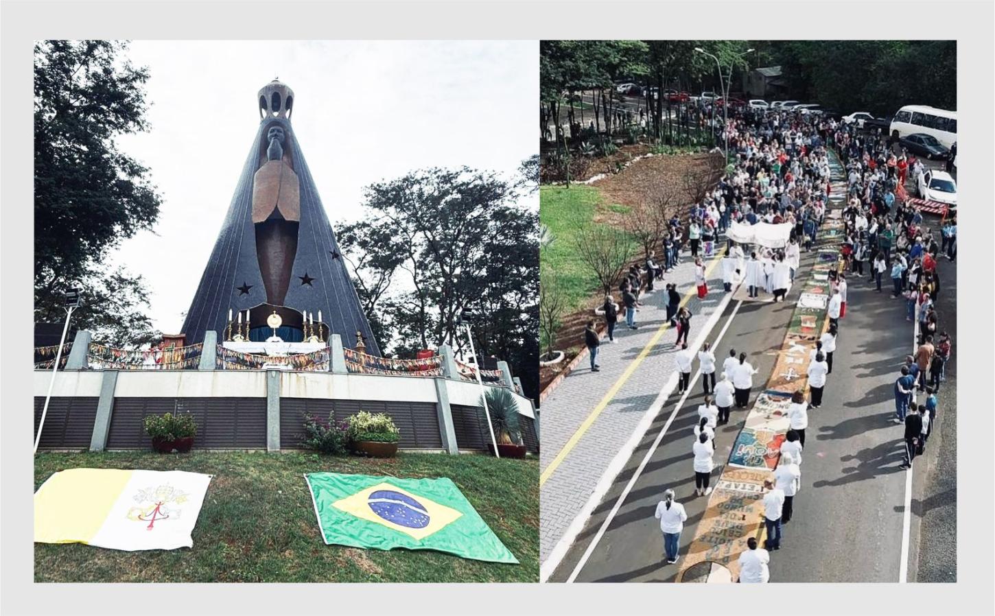 COMUNIDADE CATÓLICA DE ITAIPULÂNDIA CELEBRA CORPUS CHRISTI COM FÉ, ARTE E DEVOÇÃO