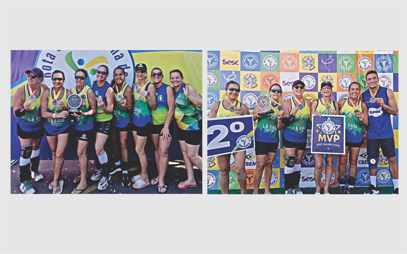 EQUIPE DE VÔLEI FEMININO MÁSTER DE SÃO MIGUEL CONQUISTA TÍTULO DE COMPETIÇÃO NACIONAL NO ESPÍRITO SANTO