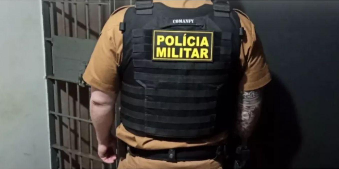 Homem furta moto, foge para Diamante do Oeste e é baleado em confronto com a PM