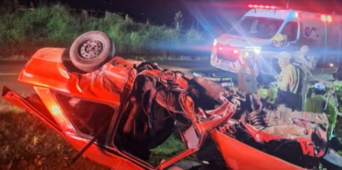 HOMEM MORRE EM GRAVE ACIDENTE NA PR-364