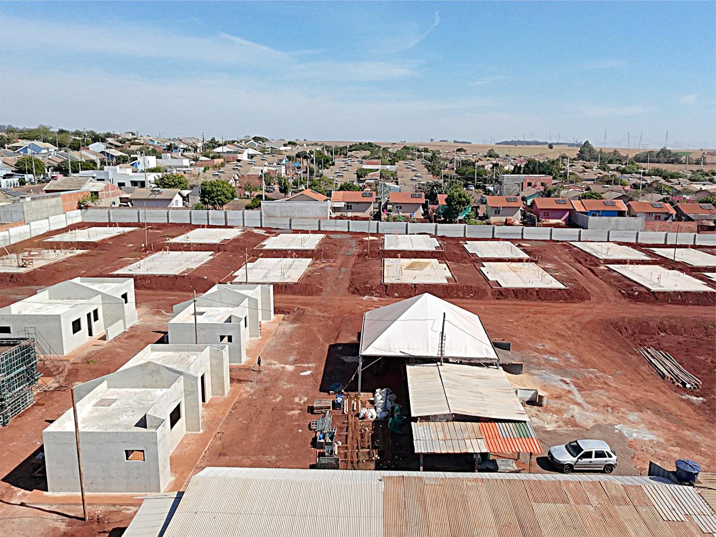 CONSTRUÇÃO DO CONDOMÍNIO DO IDOSO AVANÇA EM SÃO MIGUEL DO IGUAÇU