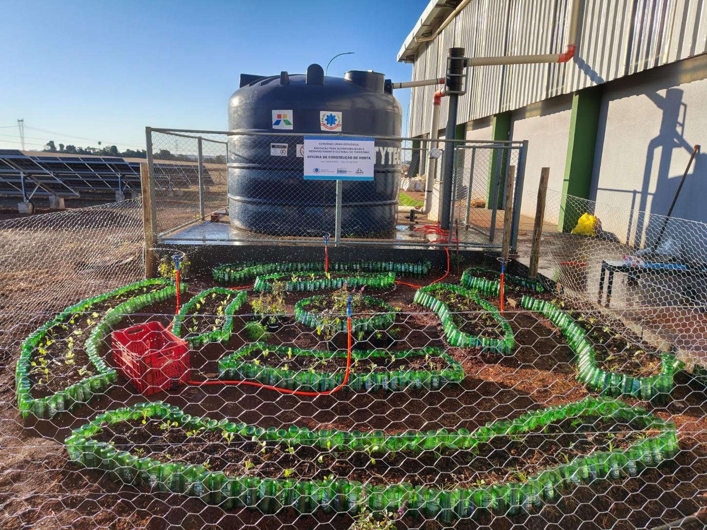 GOVERNO MUNICIPAL E ITAIPU PROMOVEM OFICINA DE HORTA NA UVR DE SÃO MIGUEL DO IGUAÇU