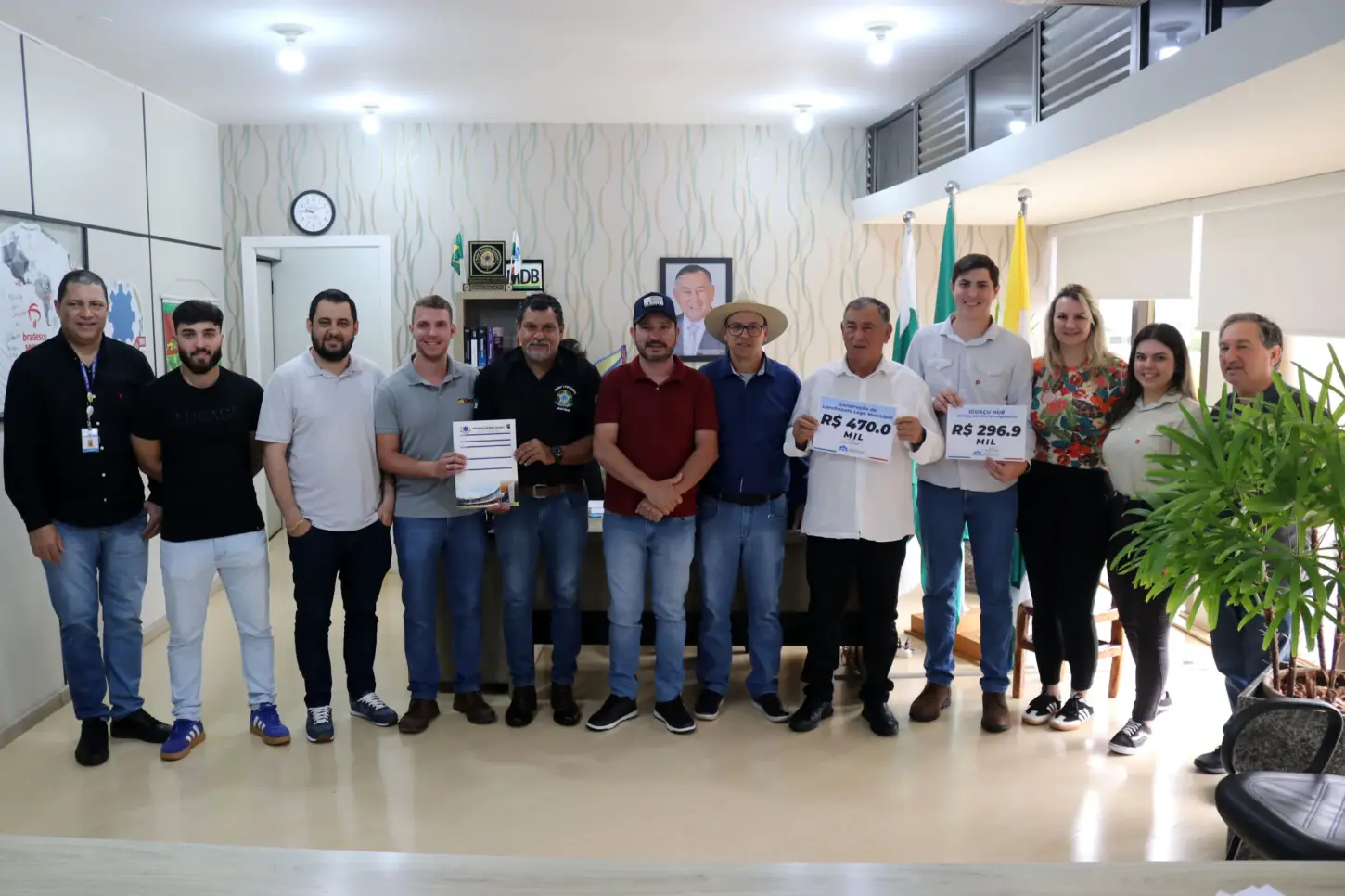 GOVERNO MUNICIPAL DE SÃO MIGUEL ASSINA ORDEM DE SERVIÇO PARA CONSTRUÇÃO DE LANCHONETE E BANHEIROS NO LAGO MUNICIPAL