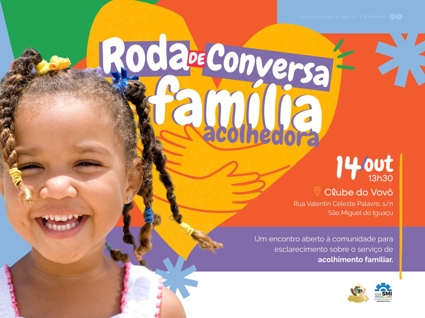 GOVERNO MUNICIPAL DE SÃO MIGUEL PROMOVE RODA DE CONVERSA SOBRE FAMÍLIA ACOLHEDORA