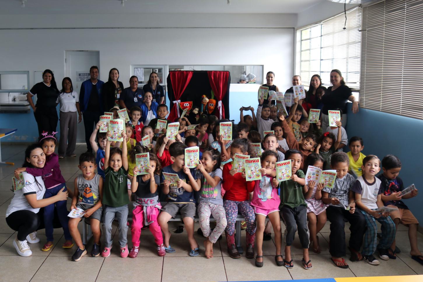 TEATRO DE FANTOCHES LEVA APRENDIZADO SOBRE ALIMENTAÇÃO SAUDÁVEL PARA AS CRIANÇAS DE SÃO MIGUEL