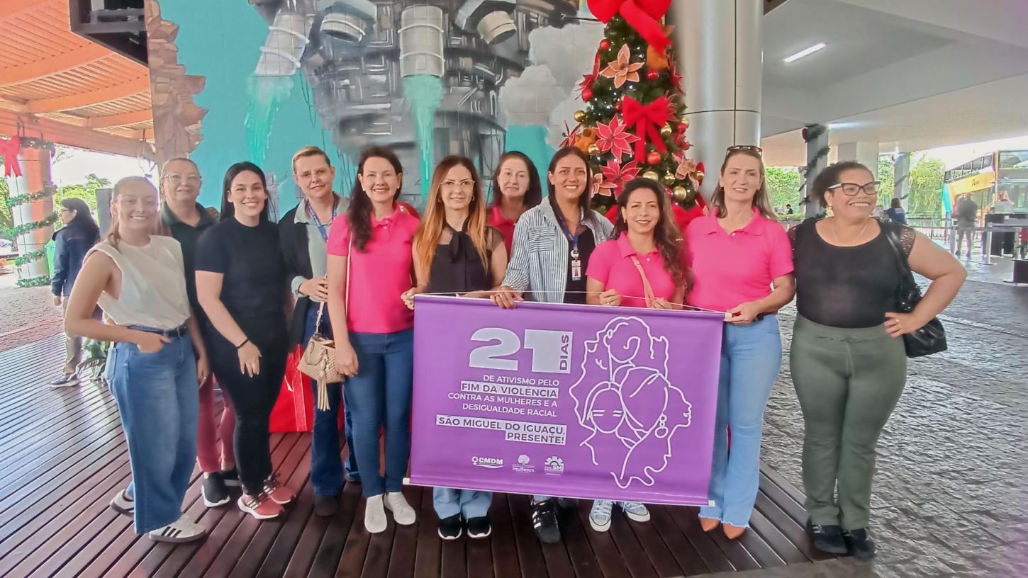 GOVERNO MUNICIPAL DE SÃO MIGUEL ENCERRA CAMPANHA ‘21 DIAS DE ATIVISMO PELO FIM DA VIOLÊNCIA CONTRA A MULHER’