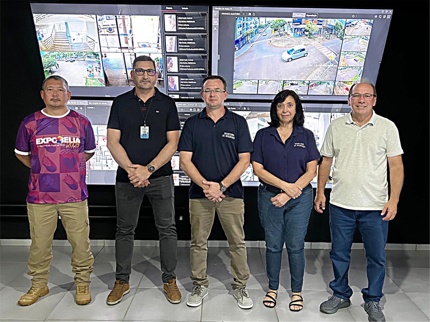 LIDERANÇAS DA REGIÃO CONHECEM O SISTEMA DE VIDEOMONITORAMENTO E A ESTRUTURA DE SEGURANÇA DE SÃO MIGUEL DO IGUAÇU