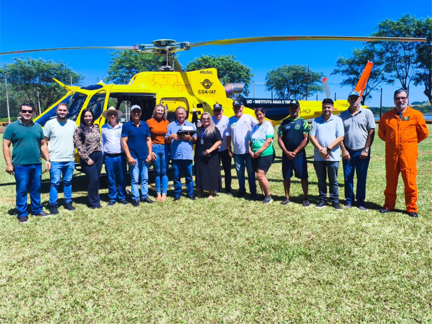 GOVERNO MUNICIPAL DE SÃO MIGUEL E IAT ENCERRAM CIRCUITO DE EDUCAÇÃO AMBIENTAL COM VISTORIA AÉREA NO MUNICÍPIO