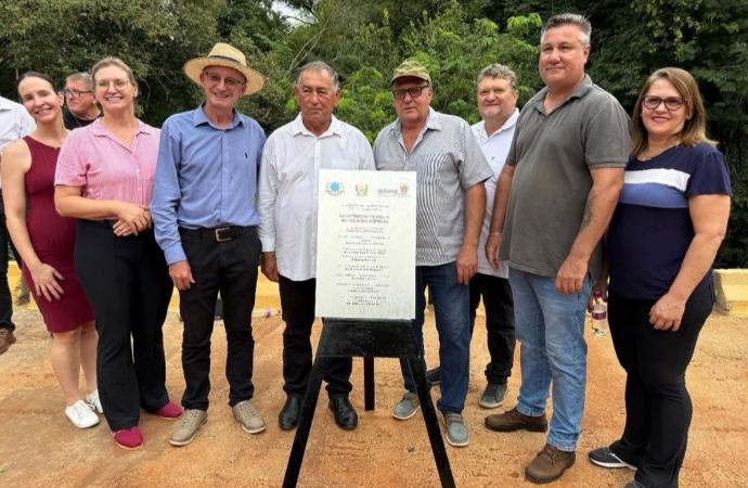 SÃO MIGUEL DO IGUAÇU E SERRANÓPOLIS INAUGURAM DUAS PONTES NA DIVISA ENTRE MUNICÍPIOS