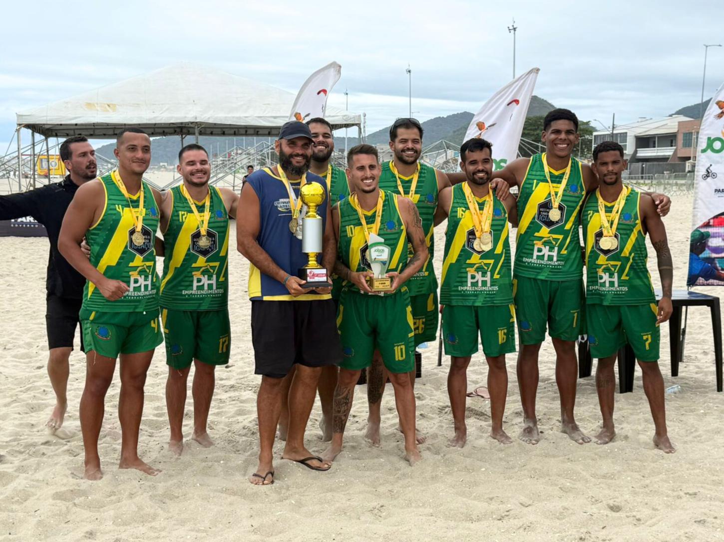 SÃO MIGUEL É CAMPEÃO DO PARANAENSE DE HANDEBOL DE PRAIA
