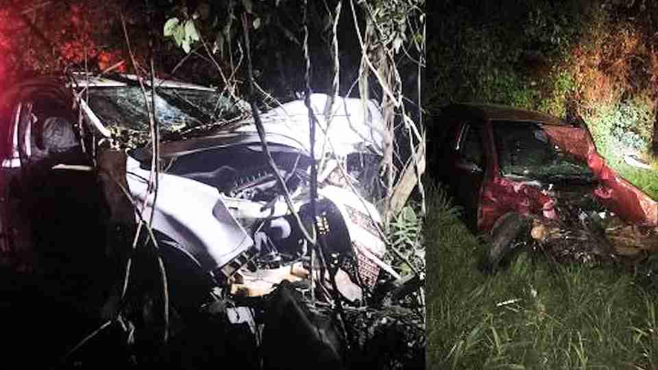 ACIDENTE NA BR-277 EM GUARANIAÇU DEIXA UM HOMEM MORTO E UMA MULHER FERIDA