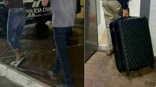 CASAL É PRESO COM CERCA DE 50 KG DE MACONHA EM ÔNIBUS NA BR-277