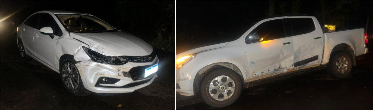 COLISÃO ENTRE DOIS VEÍCULOS É REGISTRADA NA PR-497 ENTRE MISSAL E SÃO MIGUEL DO IGUAÇU