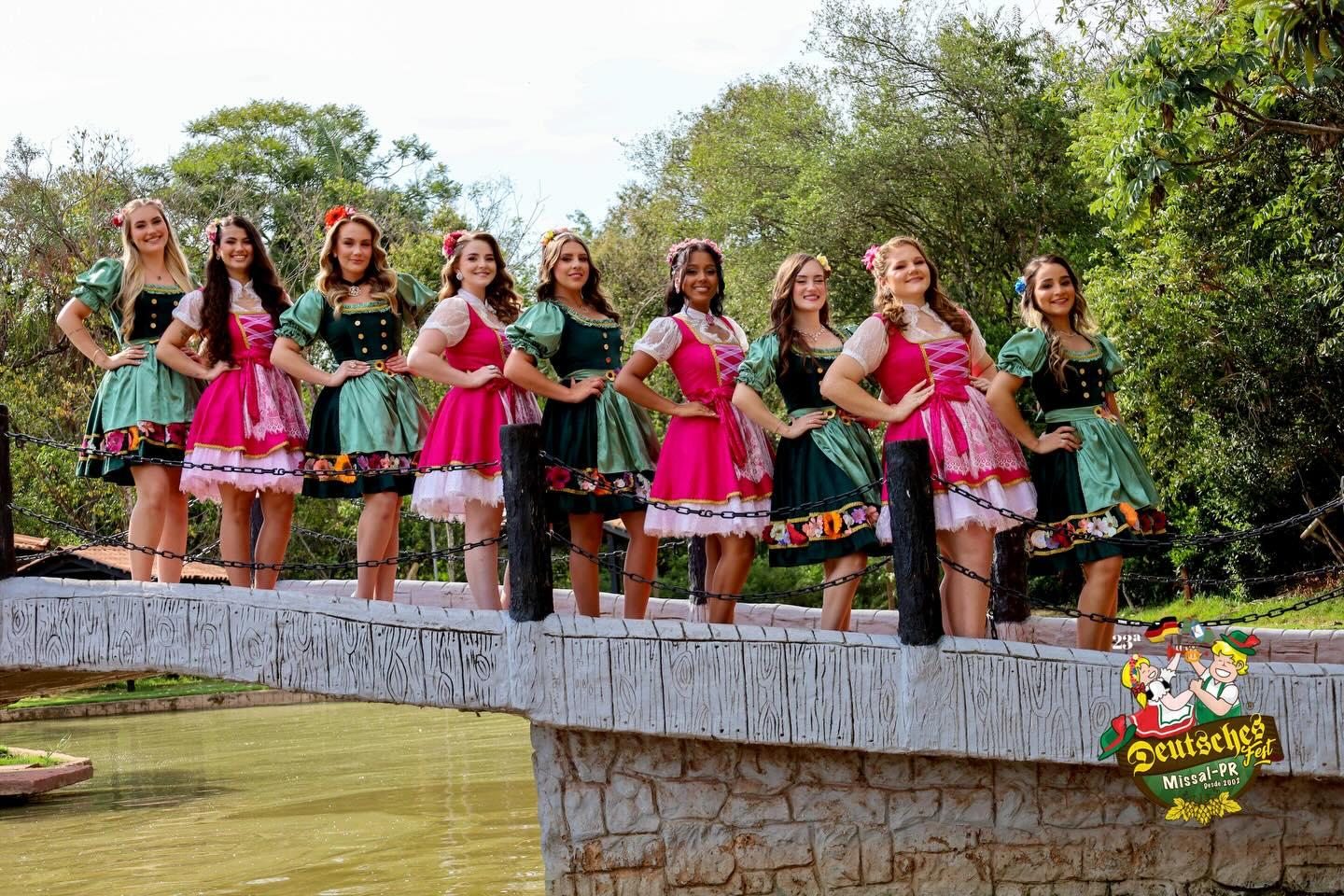 CONCURSO DAS SOBERANAS DA 23ª DEUTSCHES FEST TEM 9 CANDIDATAS EM MISSAL