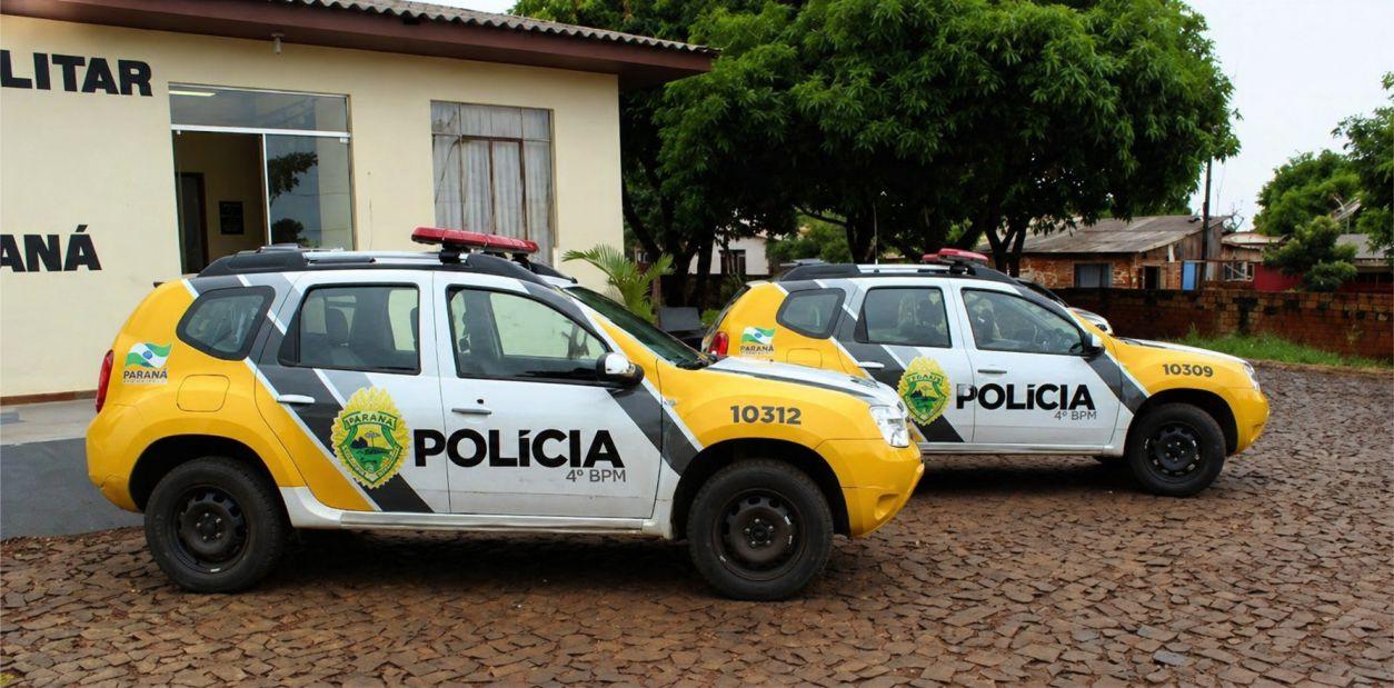 PM ATENDE OCORRÊNCIAS DE PORTE DE FACA E ADULTERAÇÃO DE VEÍCULO EM MEDIANEIRA