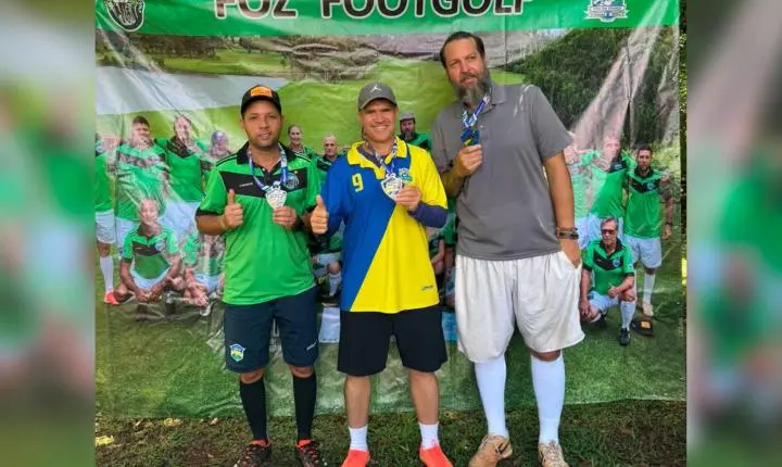 ATLETAS DE SÃO MIGUEL DO IGUAÇU SOBEM AO PÓDIO NO FOOTGOLF E MANTÊM LIDERANÇA NO BEACH TENNIS