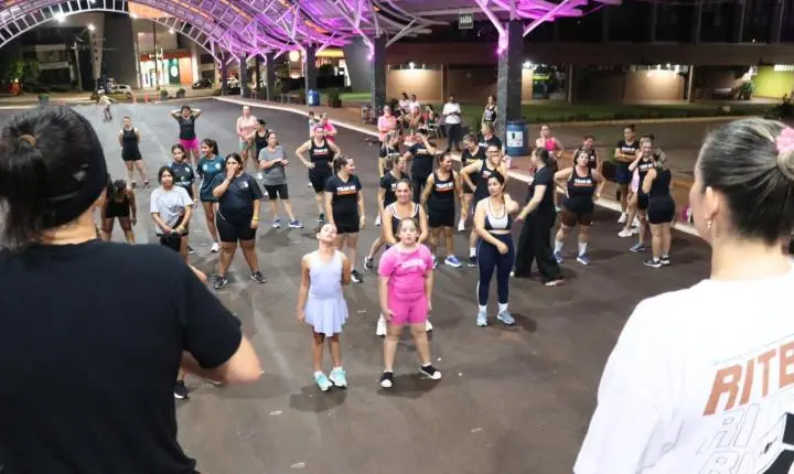 AULÃO DE RITBOX REÚNE MULHERES EM AÇÃO ESPECIAL DE SAÚDE E BEM-ESTAR EM SÃO MIGUEL DO IGUAÇU