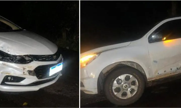 COLISÃO ENTRE DOIS VEÍCULOS É REGISTRADA NA PR-497 ENTRE MISSAL E SÃO MIGUEL DO IGUAÇU