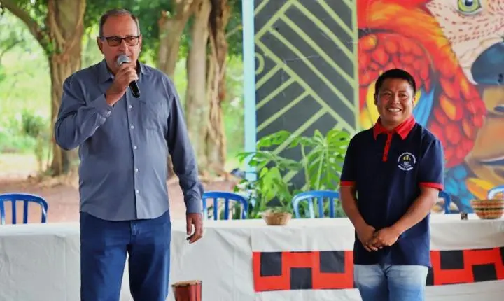 ESCOLA ESTADUAL ARANDU RENDA REALIZA ABERTURA DA 8ª SEMANA CULTURAL INDÍGENA EM ITAIPULÂNDIA