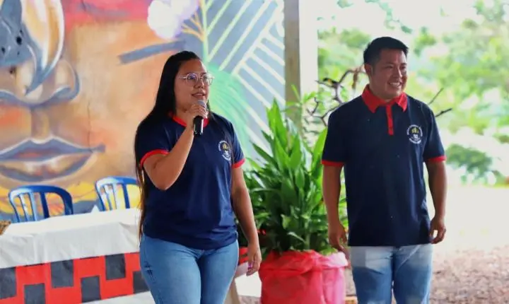 ESCOLA ESTADUAL ARANDU RENDA REALIZA ABERTURA DA 8ª SEMANA CULTURAL INDÍGENA EM ITAIPULÂNDIA