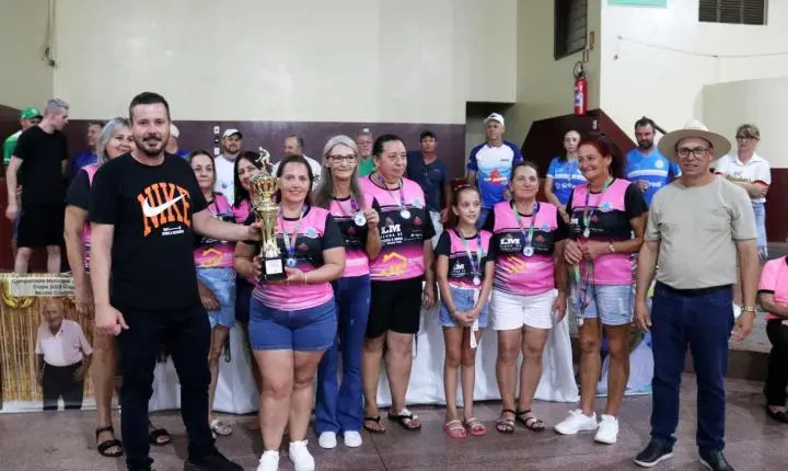 EVENTO MARCA A ENTREGA DA PREMIAÇÃO DOS CAMPEONATOS MUNICIPAIS DE BOCHA MASCULINO E FEMININO EM SÃO MIGUEL