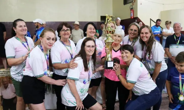 EVENTO MARCA A ENTREGA DA PREMIAÇÃO DOS CAMPEONATOS MUNICIPAIS DE BOCHA MASCULINO E FEMININO EM SÃO MIGUEL