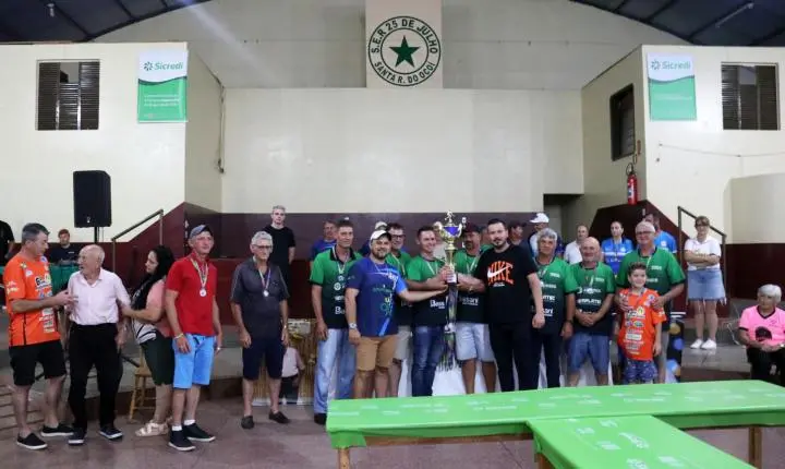EVENTO MARCA A ENTREGA DA PREMIAÇÃO DOS CAMPEONATOS MUNICIPAIS DE BOCHA MASCULINO E FEMININO EM SÃO MIGUEL