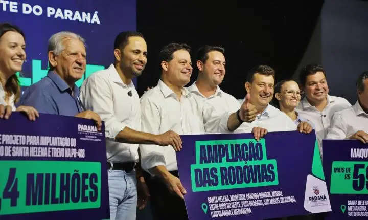 GOVERNADOR RATINHO JUNIOR ANUNCIA PACOTE DE MELHORIAS EM RODOVIAS QUE BENEFICIA ITAIPULÂNDIA E OESTE