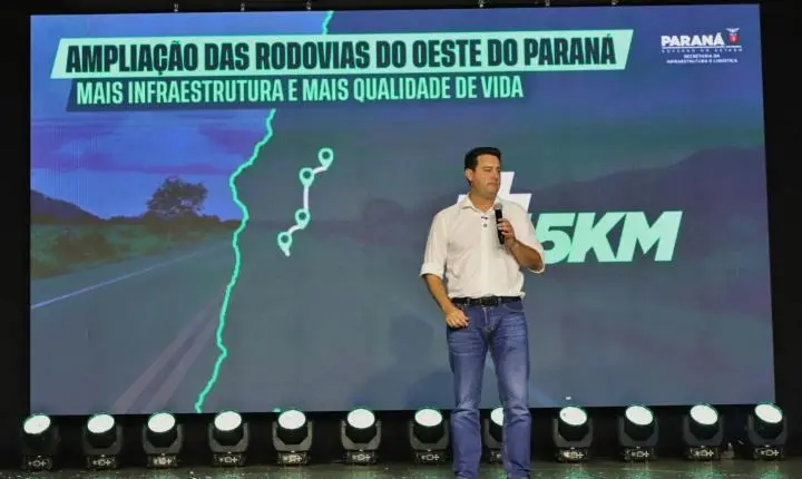 GOVERNADOR RATINHO JUNIOR ANUNCIA PACOTE DE MELHORIAS EM RODOVIAS QUE BENEFICIA ITAIPULÂNDIA E OESTE