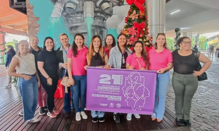 GOVERNO MUNICIPAL DE SÃO MIGUEL ENCERRA CAMPANHA ‘21 DIAS DE ATIVISMO PELO FIM DA VIOLÊNCIA CONTRA A MULHER’