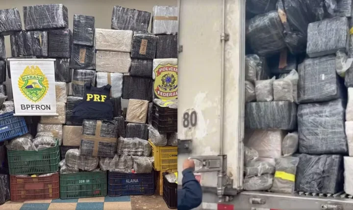 MAIS DE 2,5 TONELADAS DE MACONHA SÃO APREENDIDAS NA BR-277 EM GUARAPUAVA