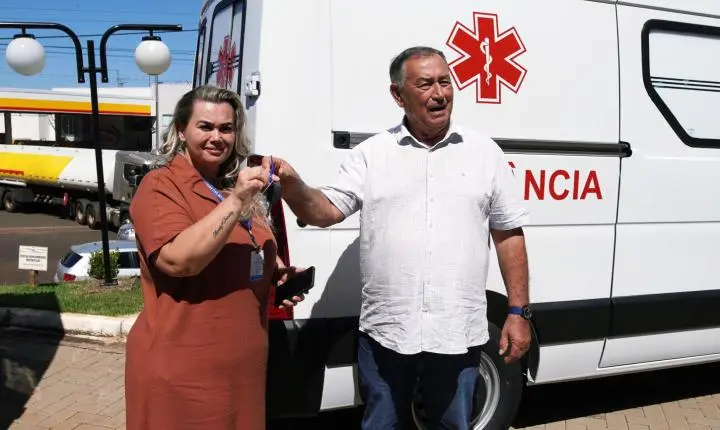 SÃO MIGUEL - Governo Municipal reforça frota da Saúde com duas novas ambulâncias adquiridas com recursos próprios