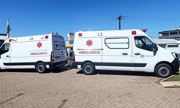SÃO MIGUEL - Governo Municipal reforça frota da Saúde com duas novas ambulâncias adquiridas com recursos próprios