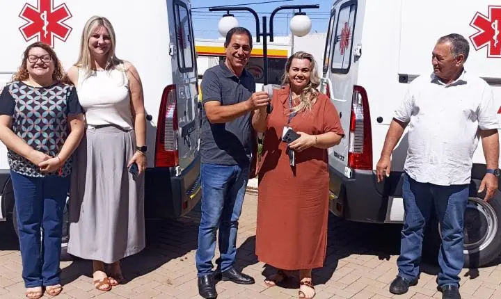 SÃO MIGUEL - Governo Municipal reforça frota da Saúde com duas novas ambulâncias adquiridas com recursos próprios