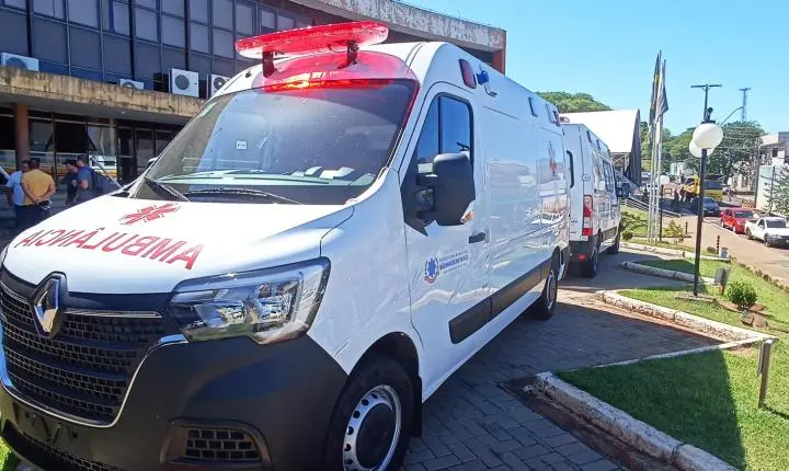 SÃO MIGUEL - Governo Municipal reforça frota da Saúde com duas novas ambulâncias adquiridas com recursos próprios